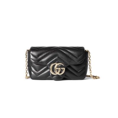 GUCCI GG MARMONT MINI SHOULDER BAG 841290AAFAX1000 (16.5*9.5*4.5cm)